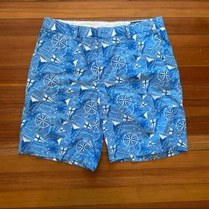 Vineyard Vines Breaker Short, blue nautical